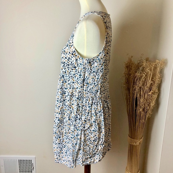 Old Navy Pockets Mini Summer Dress Floral Medium - Picture 5 of 11